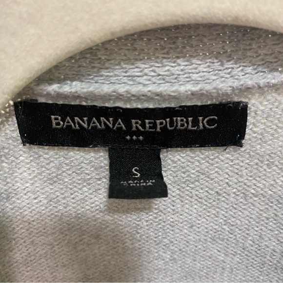 Banana Republic Gray Soft Knit Open Front Lagenlook Cardigan Sweater Size S - Picture 8 of 8